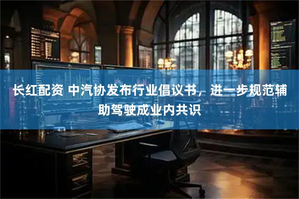 长红配资 中汽协发布行业倡议书，进一步规范辅助驾驶成业内共识