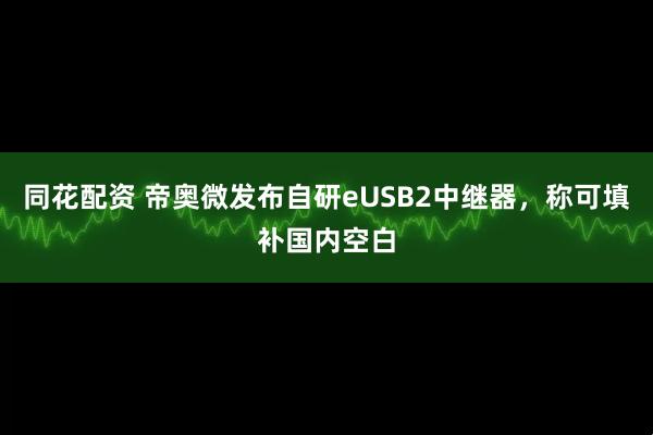 同花配资 帝奥微发布自研eUSB2中继器，称可填补国内空白