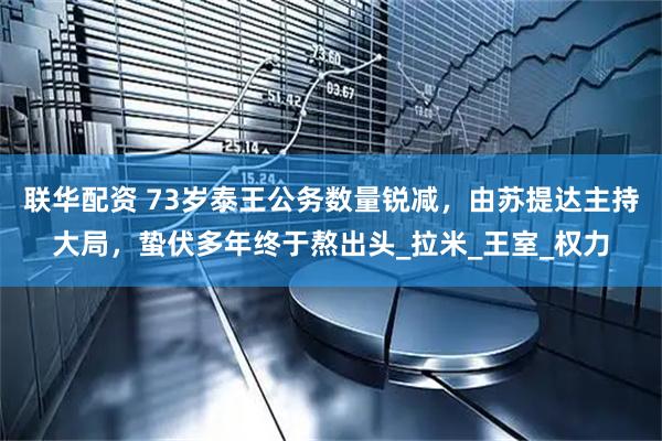 联华配资 73岁泰王公务数量锐减，由苏提达主持大局，蛰伏多年终于熬出头_拉米_王室_权力